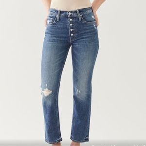 NEW Mother The Pixie Tomcat Ankle Jeans in Born to Bite, Size 30